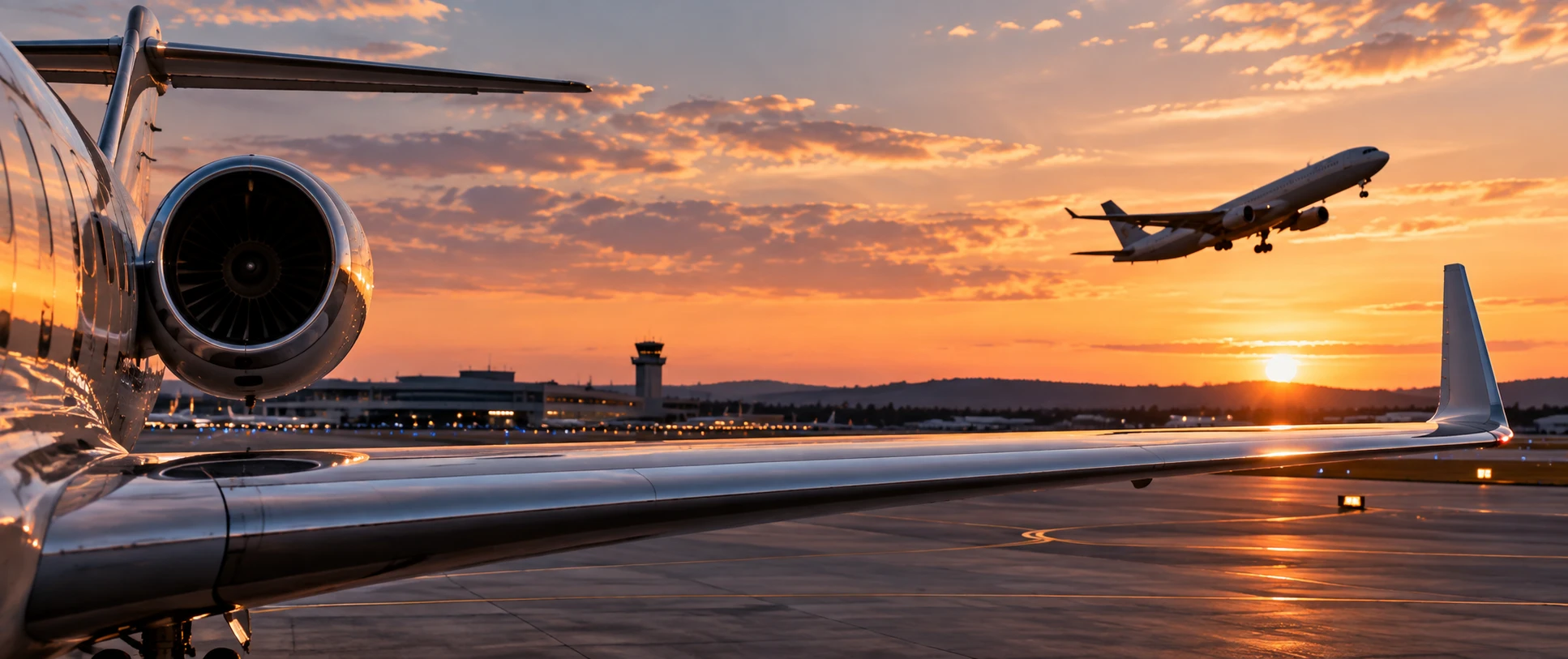 Airport transfer services for private aviation and corporate travel